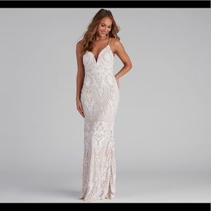 NEW Windsor Fritzy mermaid sequin dress